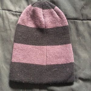 Vans Accessories - Vans purple black striped beanie Vans Accessories - Vans purple black striped beanie